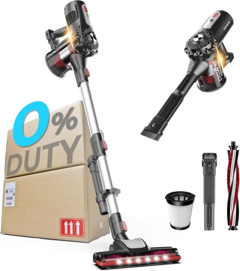 Effortless Cleaning: Roomie Tec Cordless Stick Vacuum Review