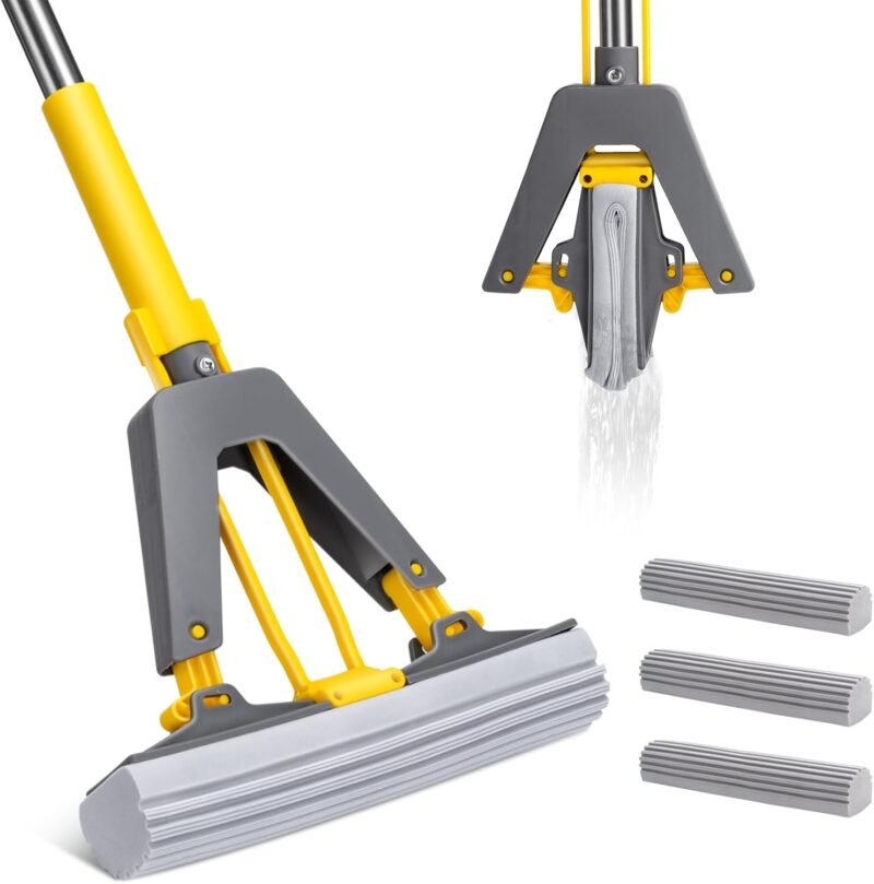 Effortless Cleaning with the Masthome Roller Sponge Mop: A Review of Convenience and Efficiency