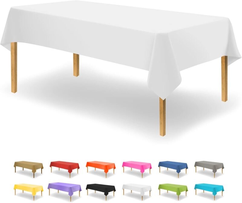 Effortless Elegance: Review of Party Dimensions White Disposable Tablecloths for Any Occasion