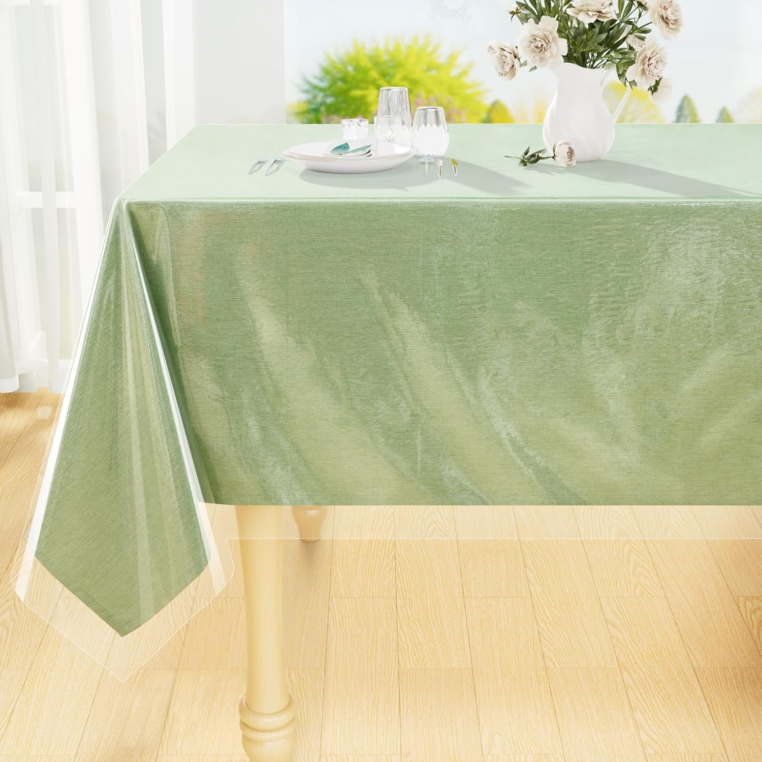 Effortless Elegance: The Smiry Waterproof Rectangle Tablecloth Review