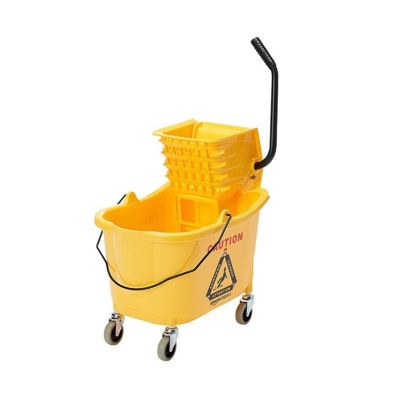 Effortless Floor Care: Review of the Amazon Basics Side Press Wringer Mop Bucket