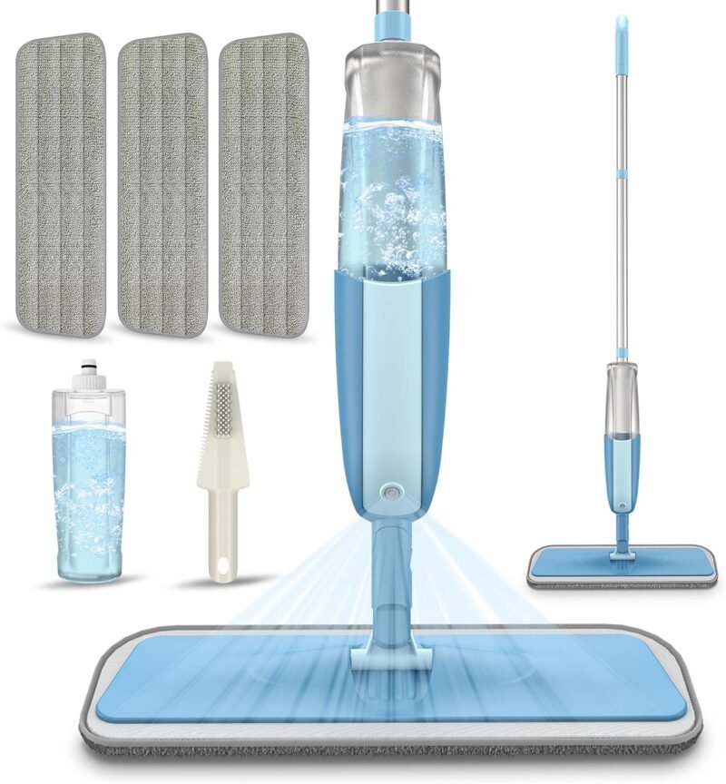 Effortless Shine: The MEXERRIS Spray Mop for Sparkling Hardwood Floors