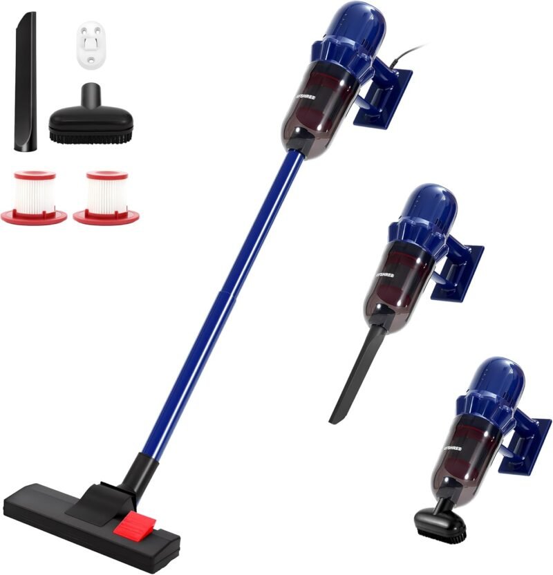EFSHEER Corded Vacuum Cleaner: The Ultimate 3-in-1 Cleaning Powerhouse!