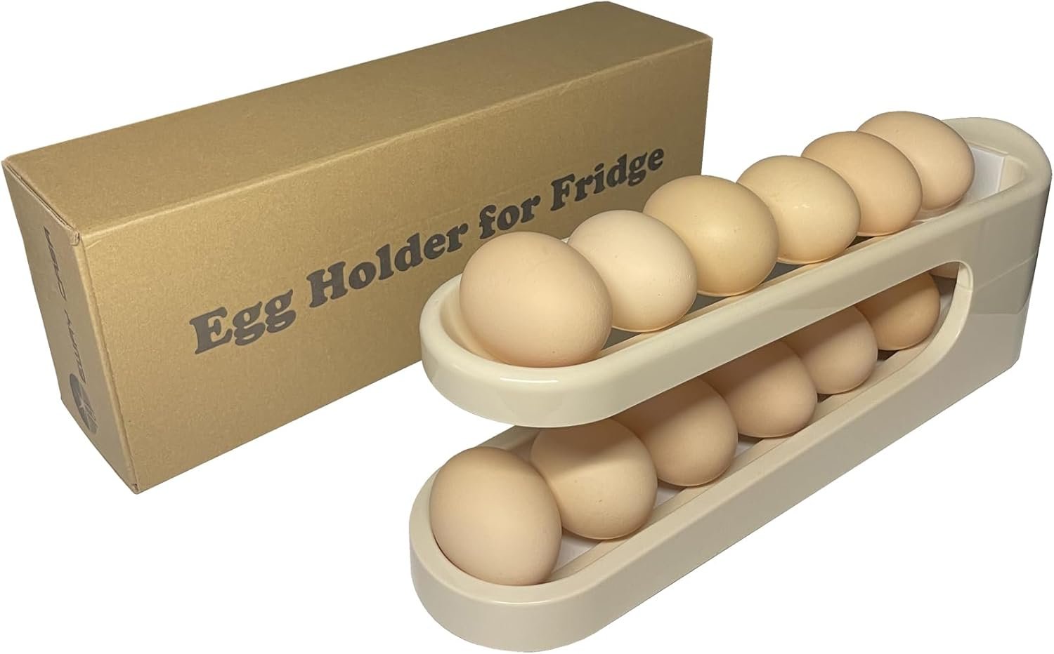 Egg-cellent Organization: The Ultimate Stackable Egg Holder for Your Fridge