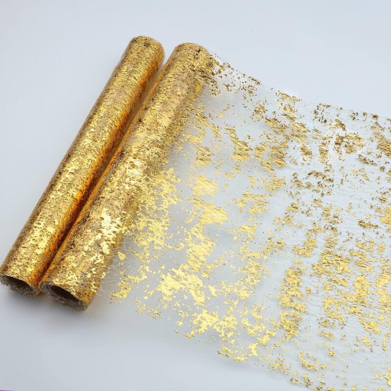 Elevate Your Celebrations with Snowkingdom's Stunning Gold Table Runners!