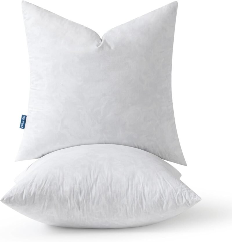 Elevate Your Decor: MIULEE 20x20 Decorative Pillow Inserts Review