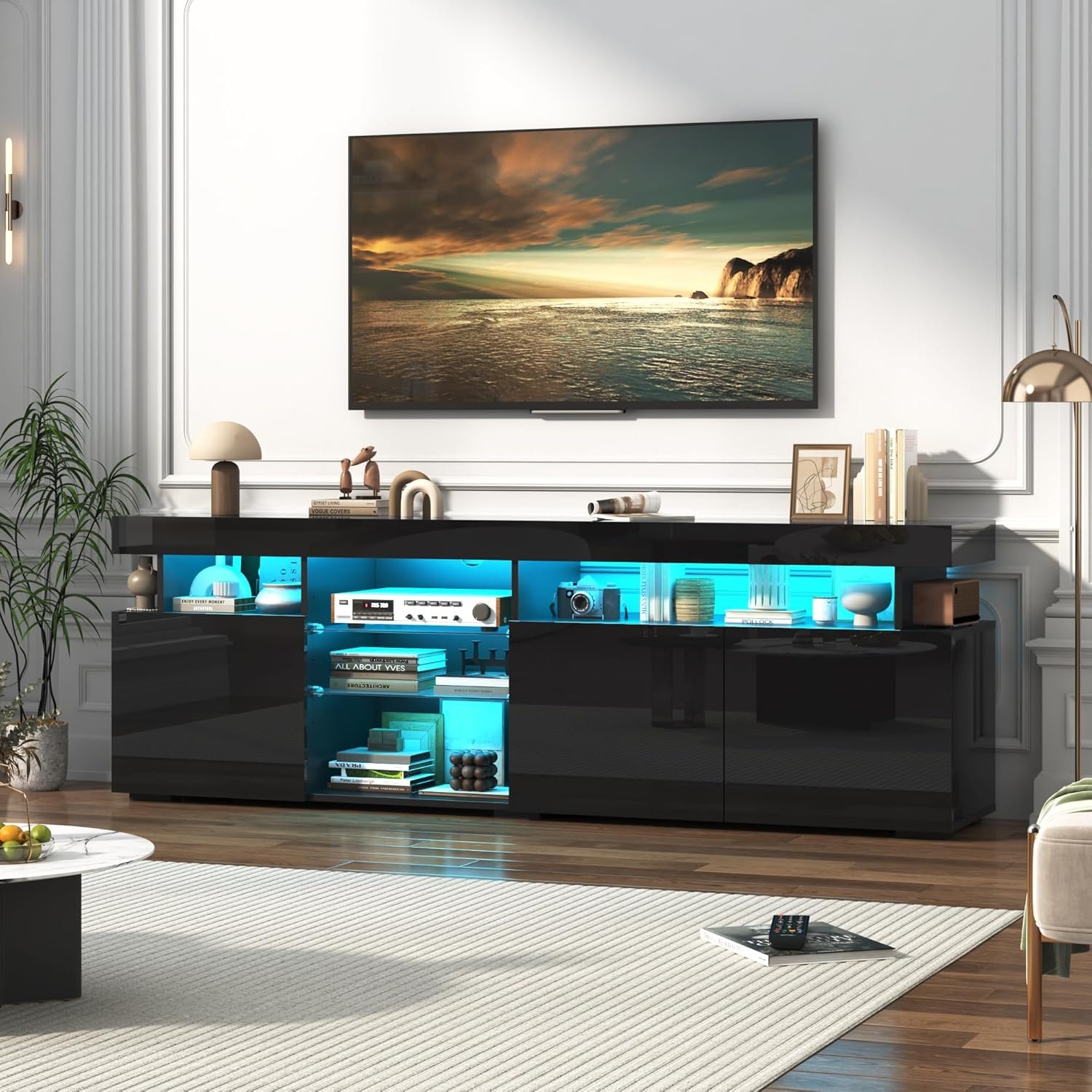 Elevate Your Entertainment: Review of the 71" Modern LED TV Stand