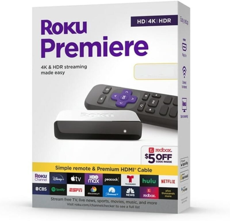 Elevate Your Entertainment: Roku Premiere Streaming Player & Swanky HDMI Bundle Review