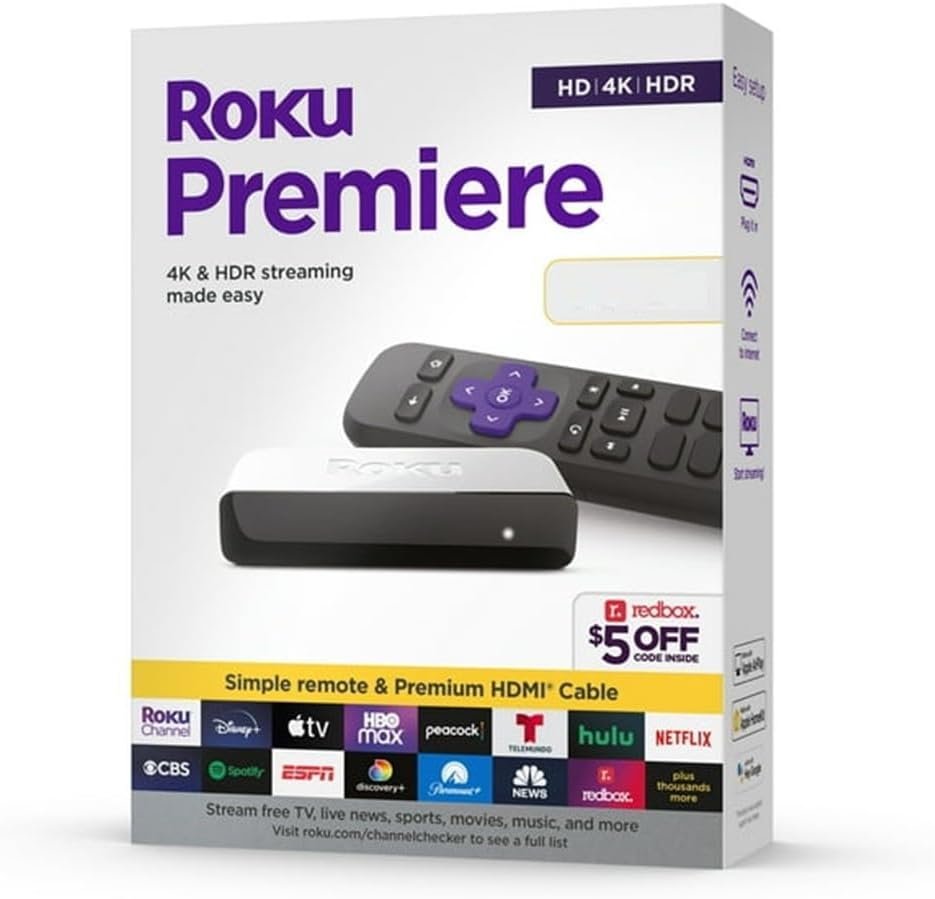 Elevate Your Entertainment: Roku Premiere Streaming Player & Swanky HDMI Bundle Review