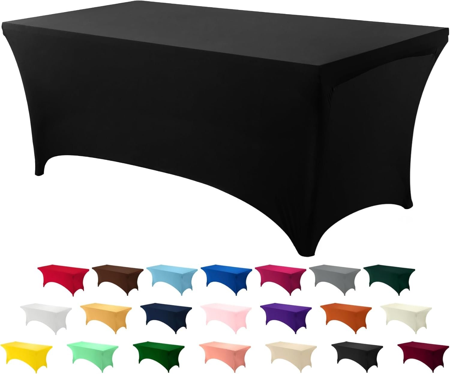 Elevate Your Events with the Utopia Kitchen 4FT Black Spandex Tablecloth: A Review