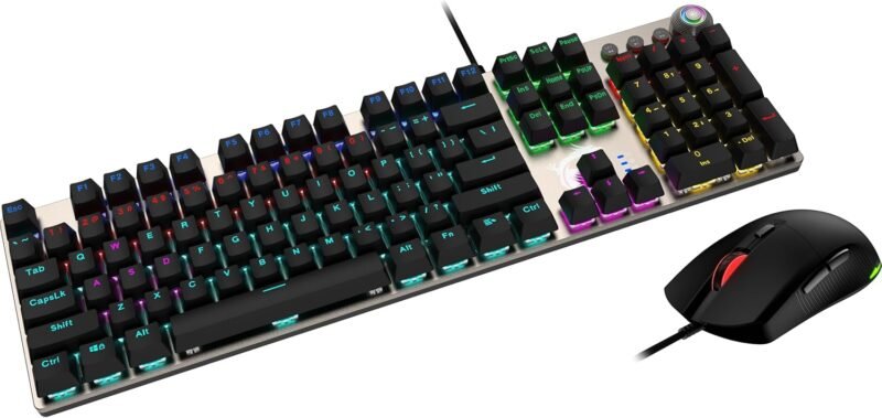 Elevate Your Game: MSI Forge GK310 RGB Keyboard & Mouse Combo Review