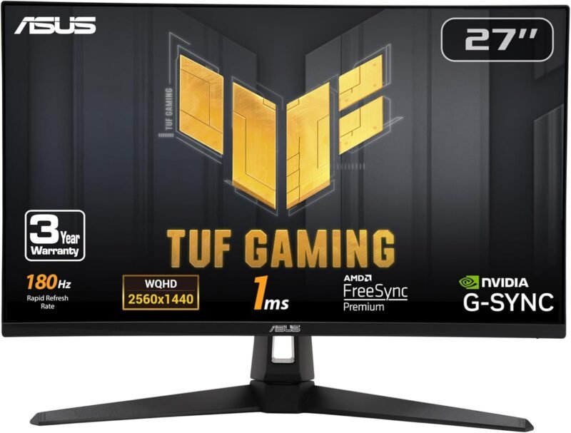 Elevate Your Gaming: ASUS TUF 27” 1440P HDR Monitor Review