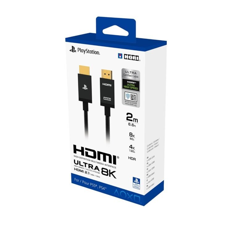 Elevate Your Gaming: Unboxing the HORI Ultra High Speed HDMI Cable for PS5