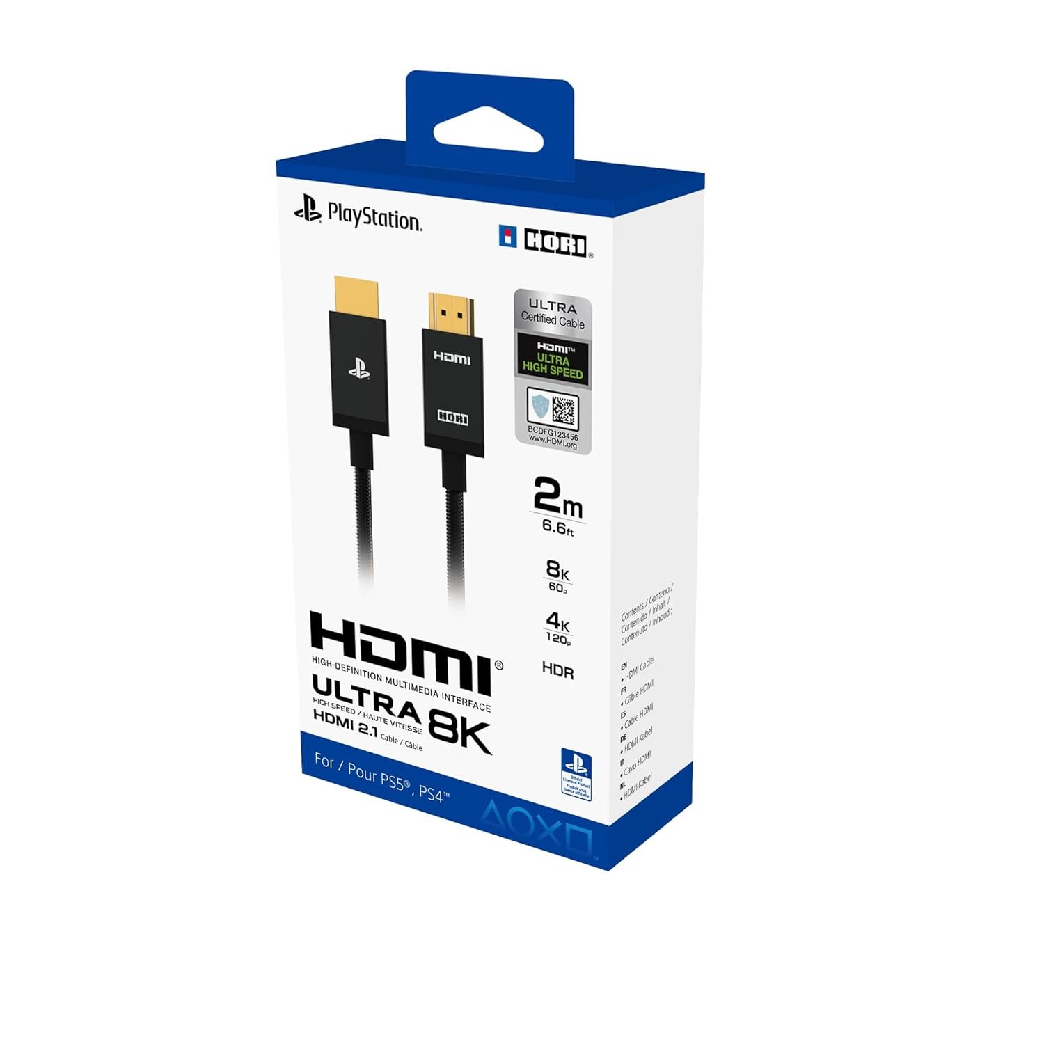 Elevate Your Gaming: Unboxing the HORI Ultra High Speed HDMI Cable for PS5