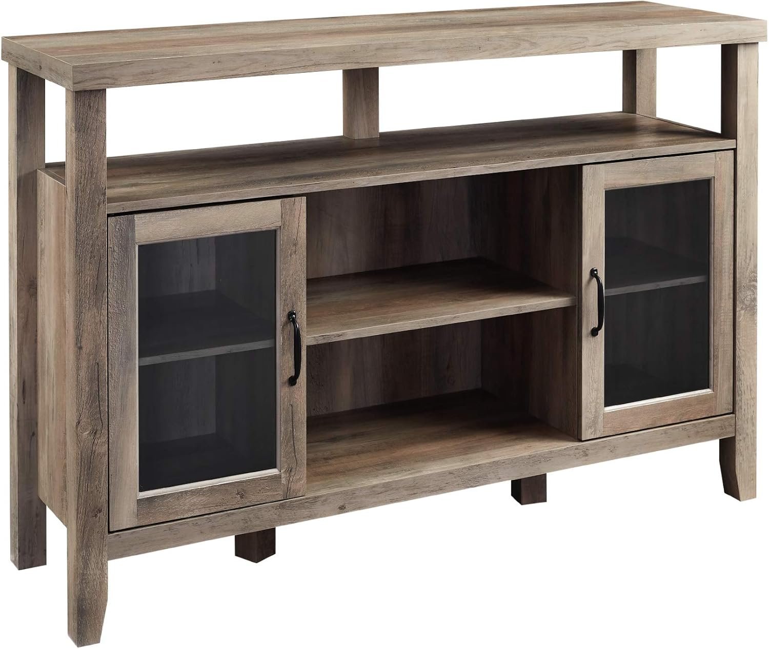 Elevate Your Living Room: Review of the Walker Edison Tall Wood TV Stand