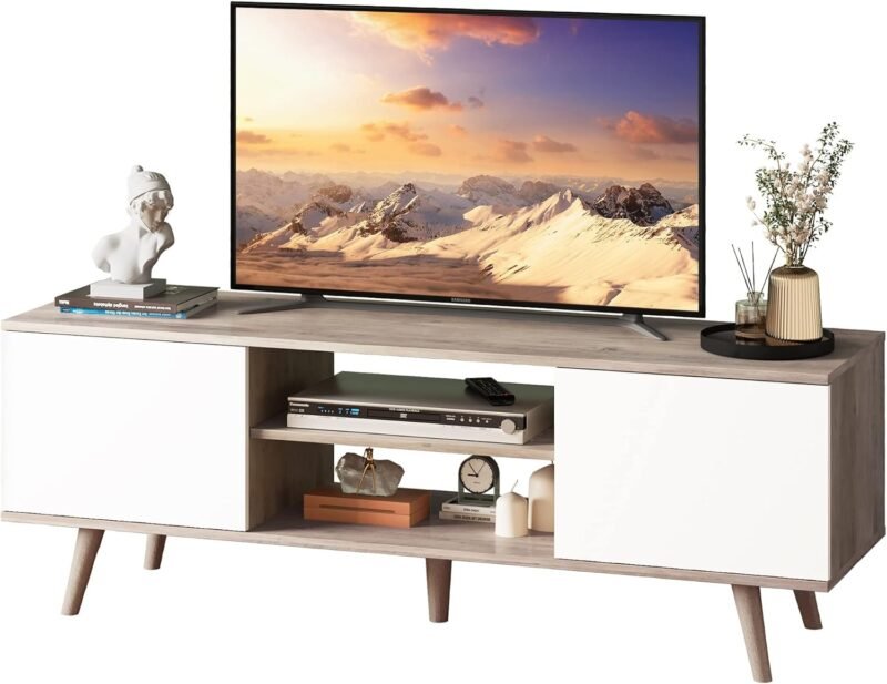 Elevate Your Living Room with the WLIVE Boho TV Stand: A Stylish Storage Solution