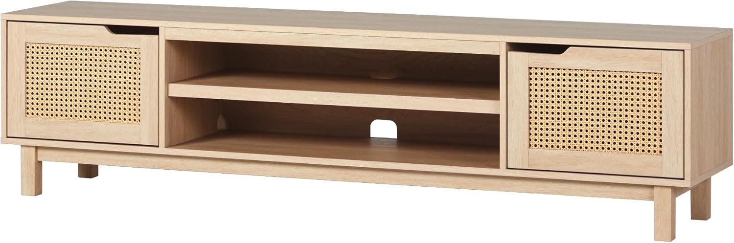 Elevate Your Living Space: A Review of the Walker Edison Destin Coastal Oak TV Stand