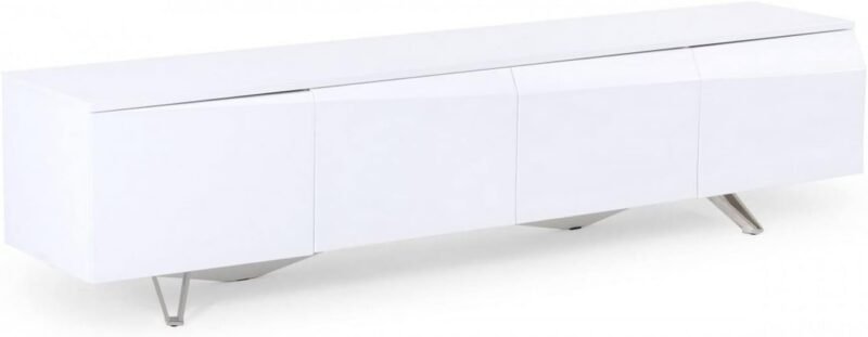 Elevate Your Living Space: Benjara White Wooden TV Stand Review