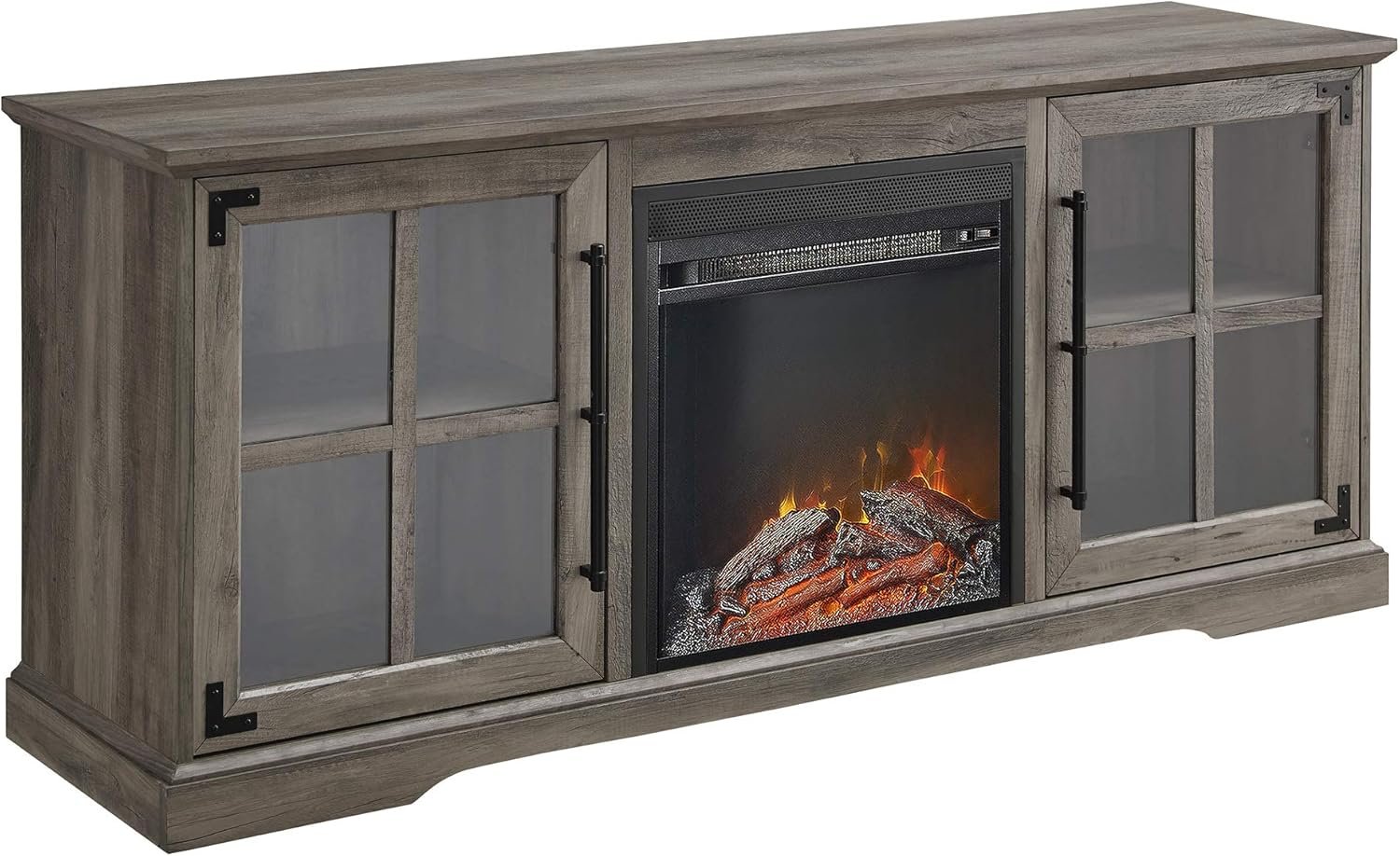 Elevate Your Living Space: Review of the Walker Edison Rustic Farmhouse Fireplace TV Stand