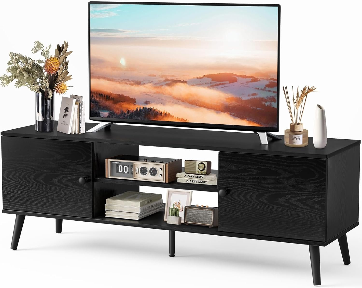 Elevate Your Living Space: Sweetcrispy Modern TV Stand Review