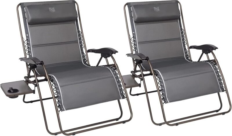 Elevate Your Relaxation: The Ultimate Review of TIMBER RIDGE Oversized Zero Gravity Chairs!