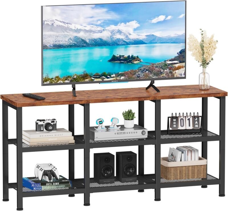 Elevate Your Space: Furologee 3-Tier TV Stand Review & Recommendations