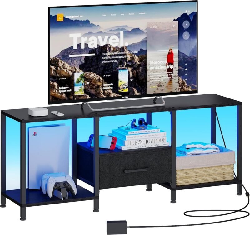 Elevate Your Space: Review of the LED Light TV Stand for Modern Living