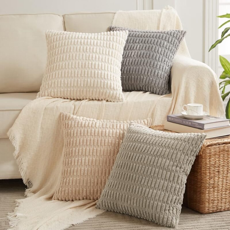 Elevate Your Space: Reviews of Fancy Homi Neutral Decorative Throw Pillow Covers