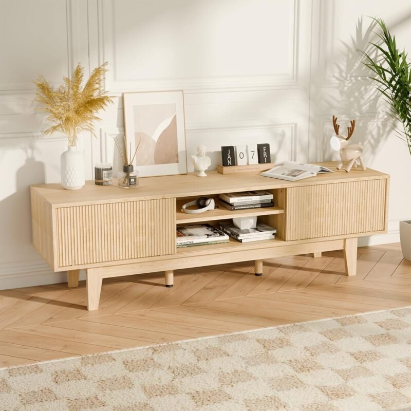 Elevate Your Space: The 59" Mid-Century Modern TV Stand Review