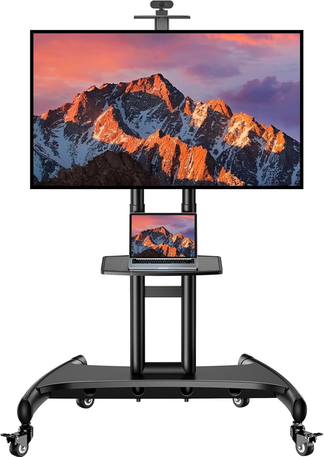 Elevate Your Viewing Experience: PERLESMITH Rolling TV Stand Review