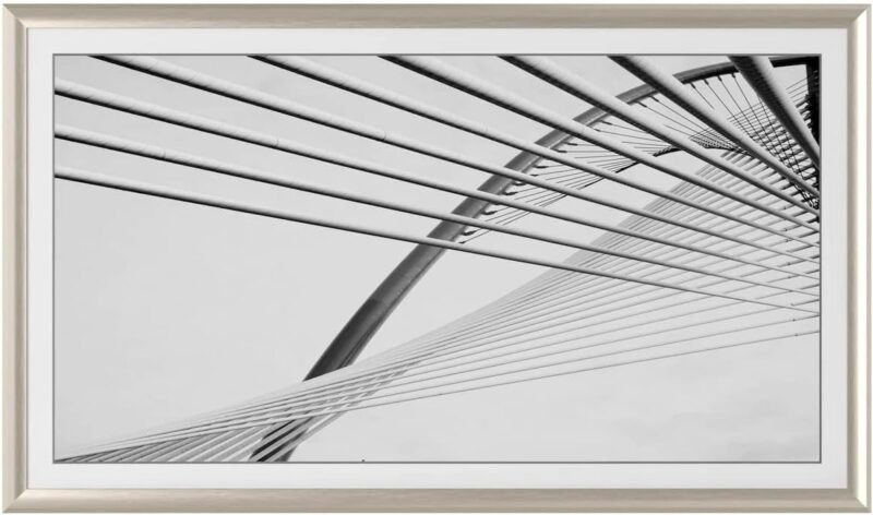 Elevate Your Viewing Experience: Review of the Deco TV Frames German Silver Bezel for Samsung The Frame TV