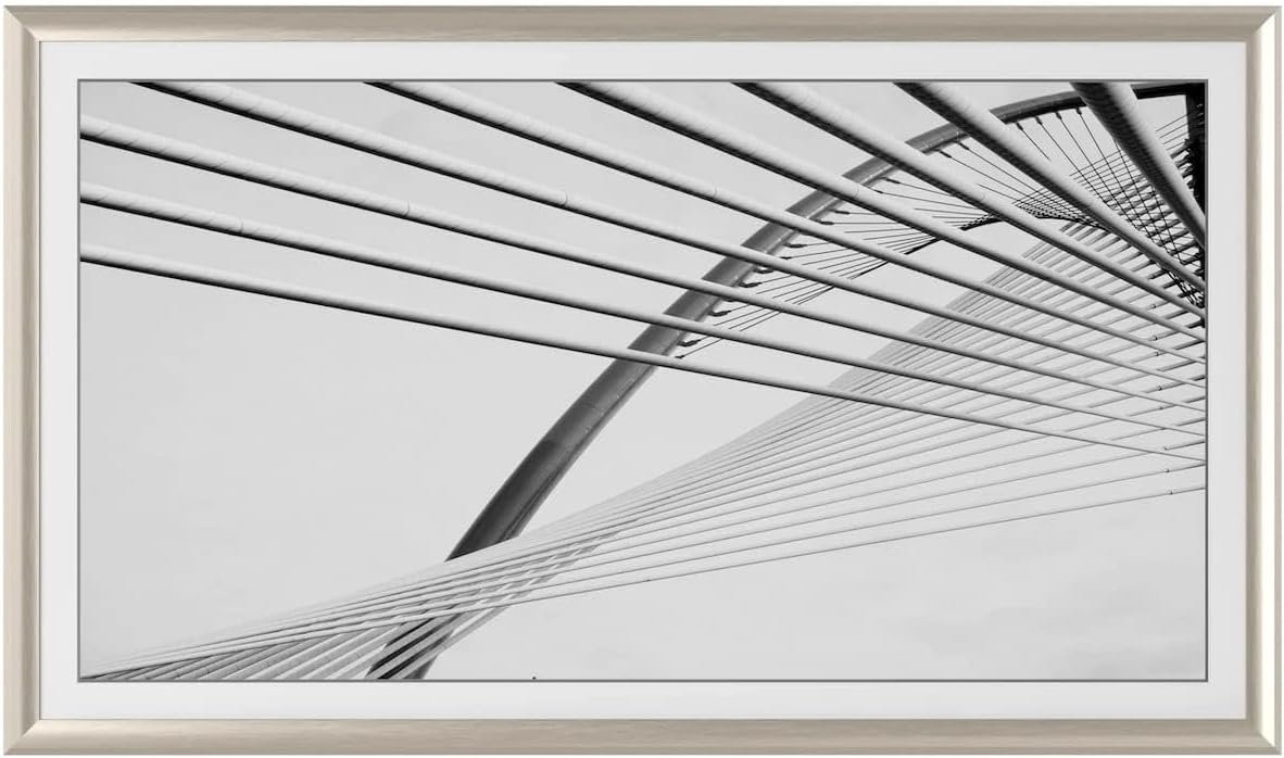 Elevate Your Viewing Experience: Review of the Deco TV Frames German Silver Bezel for Samsung The Frame TV
