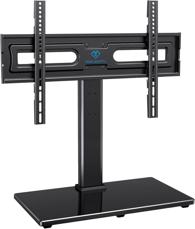 Elevate Your Viewing Experience: Review of the PERLESMITH Swivel Universal TV Stand