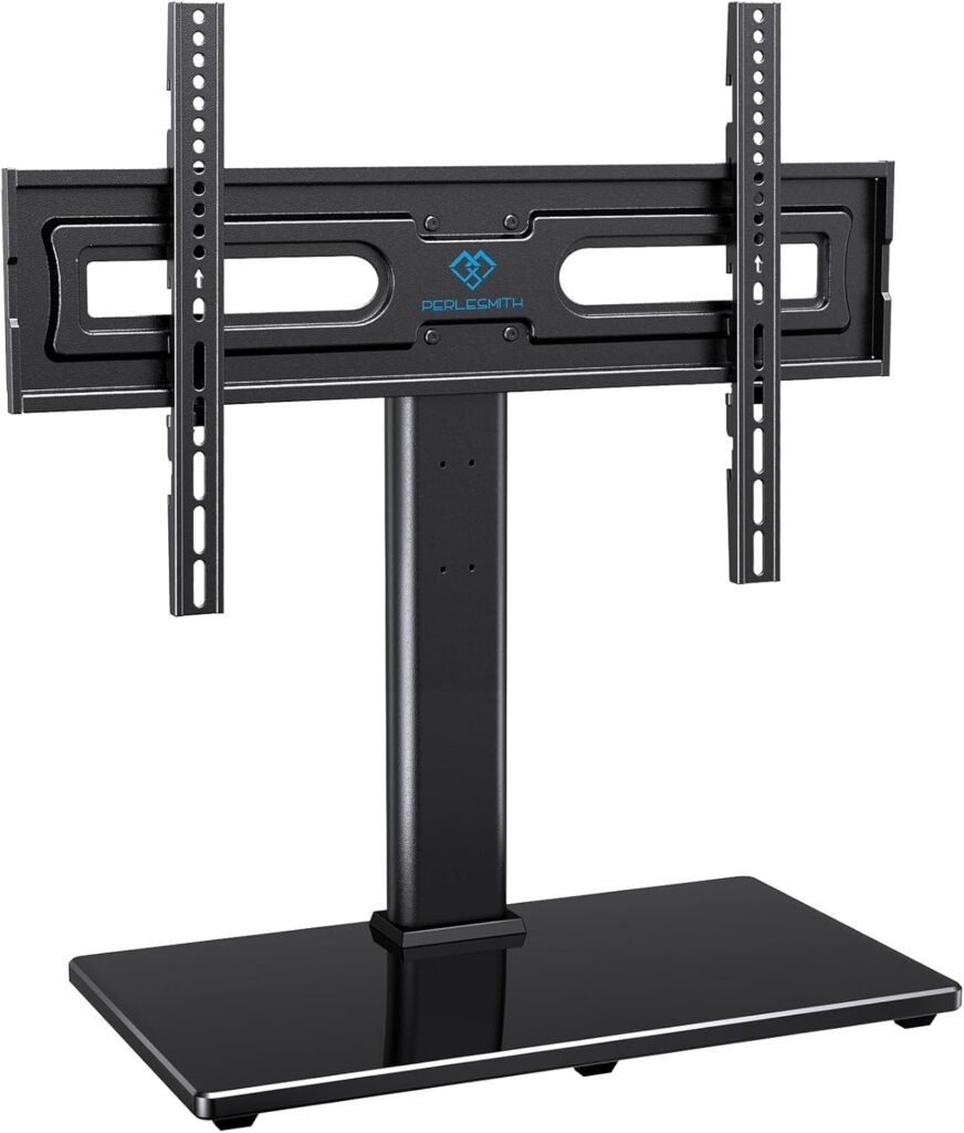 Elevate Your Viewing Experience: Review of the PERLESMITH Swivel Universal TV Stand