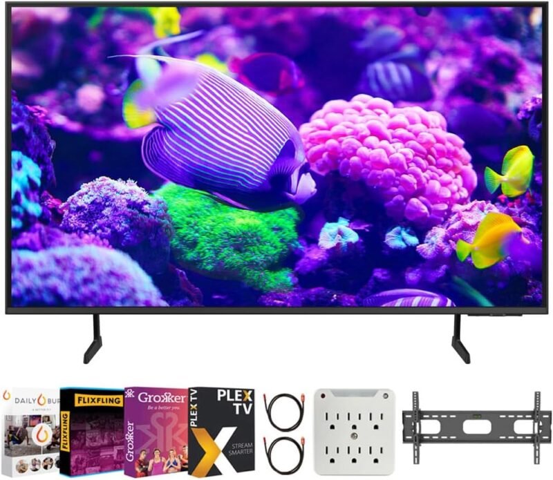 Elevate Your Viewing Experience: Review of the Samsung DU7200 75" 4K UHD Smart TV Bundle