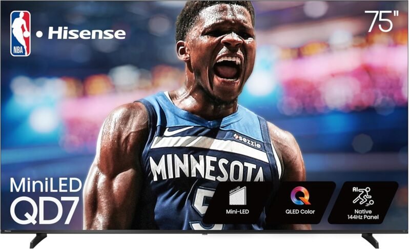 Elevate Your Viewing: Hisense 75" QD7 Mini-LED TV Review