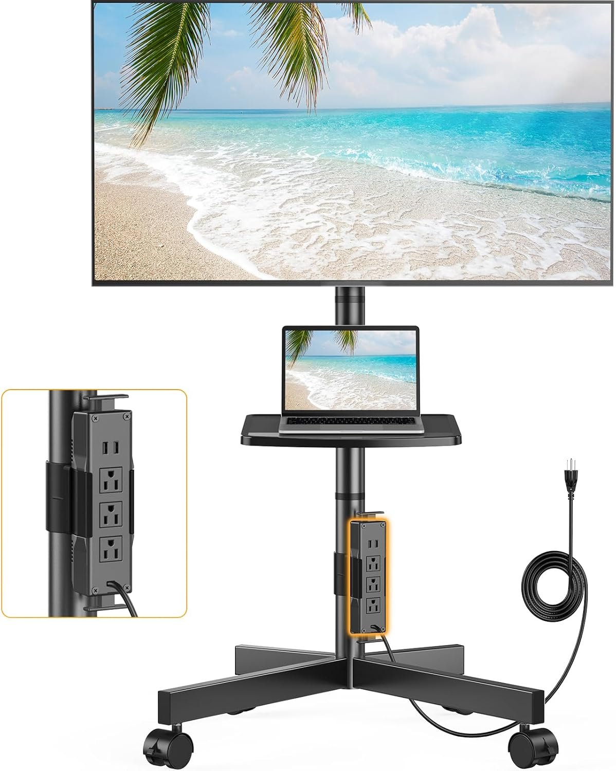 Elevate Your Viewing: The Perlegear Mobile TV Cart Review