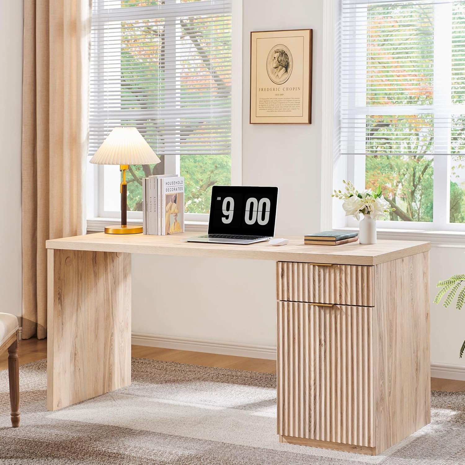 Elevate Your Workspace: A Review of the JXQTLINGMU 60" Modern Executive Desk