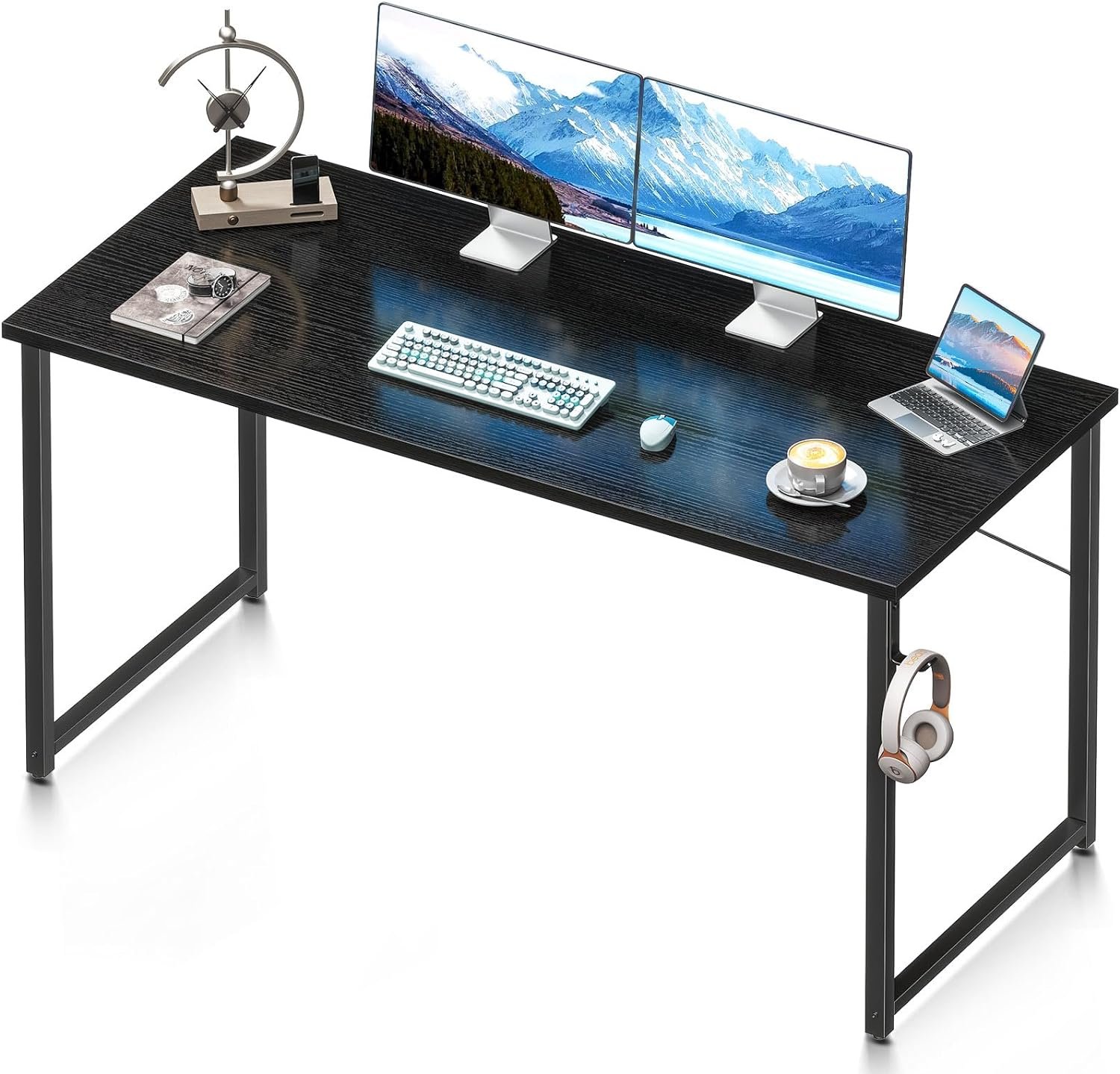 Elevate Your Workspace: Coleshome 55 Inch Black Computer Desk Review