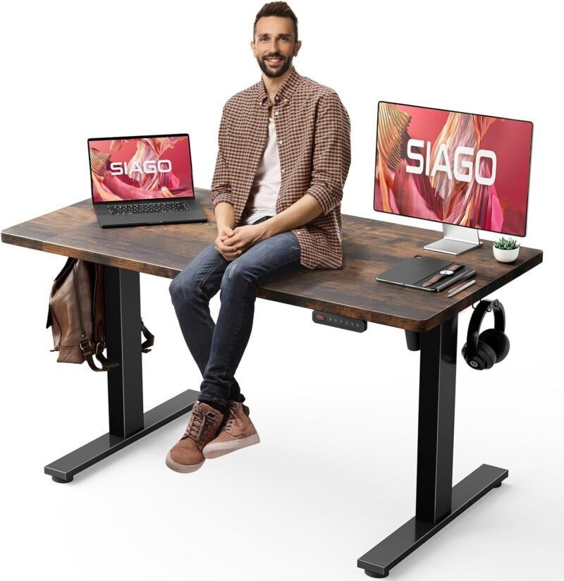 Elevate Your Workspace: Review of the SIAGO Adjustable Electric Standing Desk