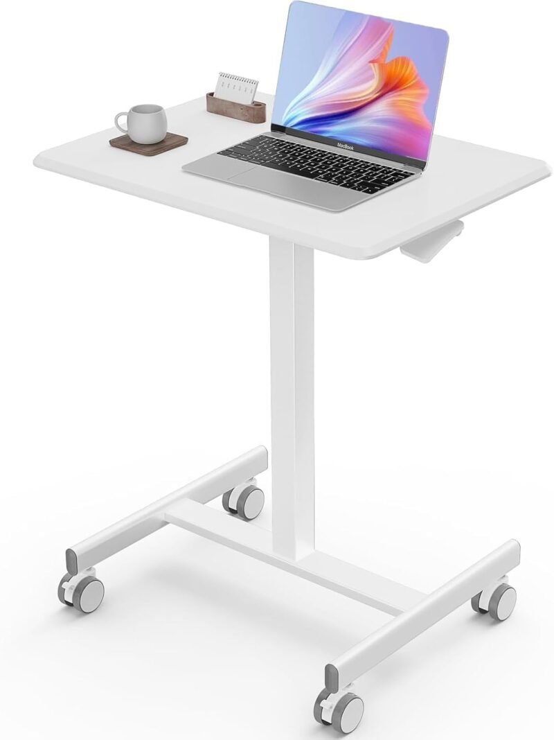 Elevate Your Workspace: The Sweetcrispy Mobile Small Standing Desk Review