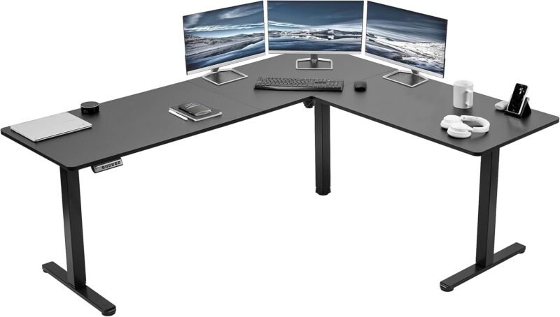 Elevate Your Workspace: VIVO Electric Corner L-Shaped Standing Desk Review