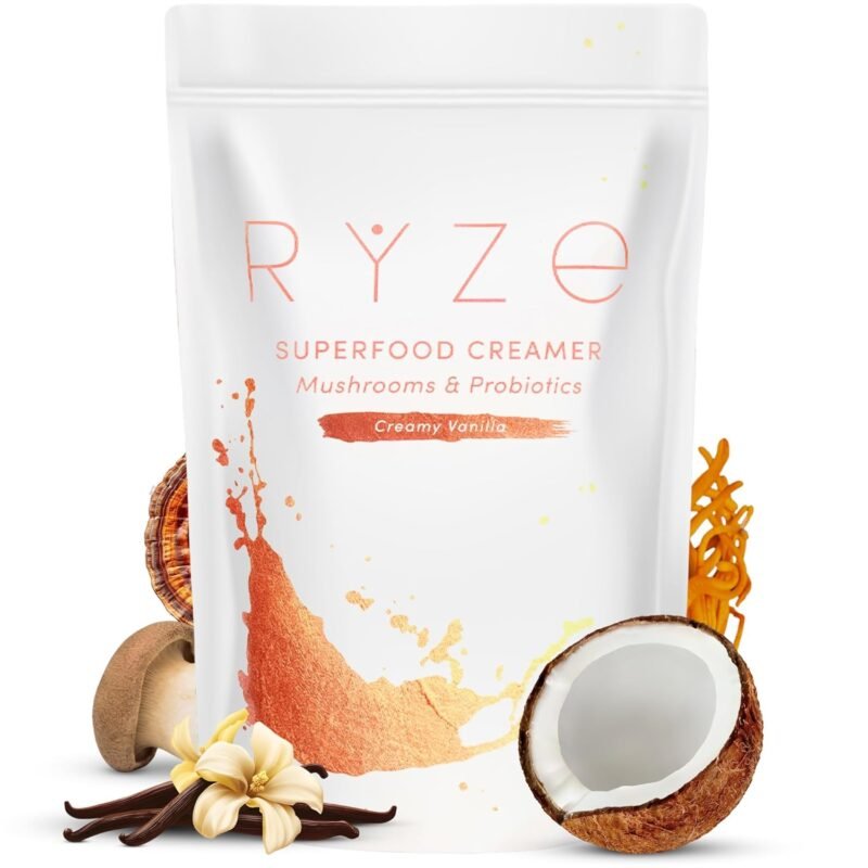 Energize Your Day: Review of RYZE SUPERFOODS Probiotic Coffee Creamer with Adaptogenic Mushrooms