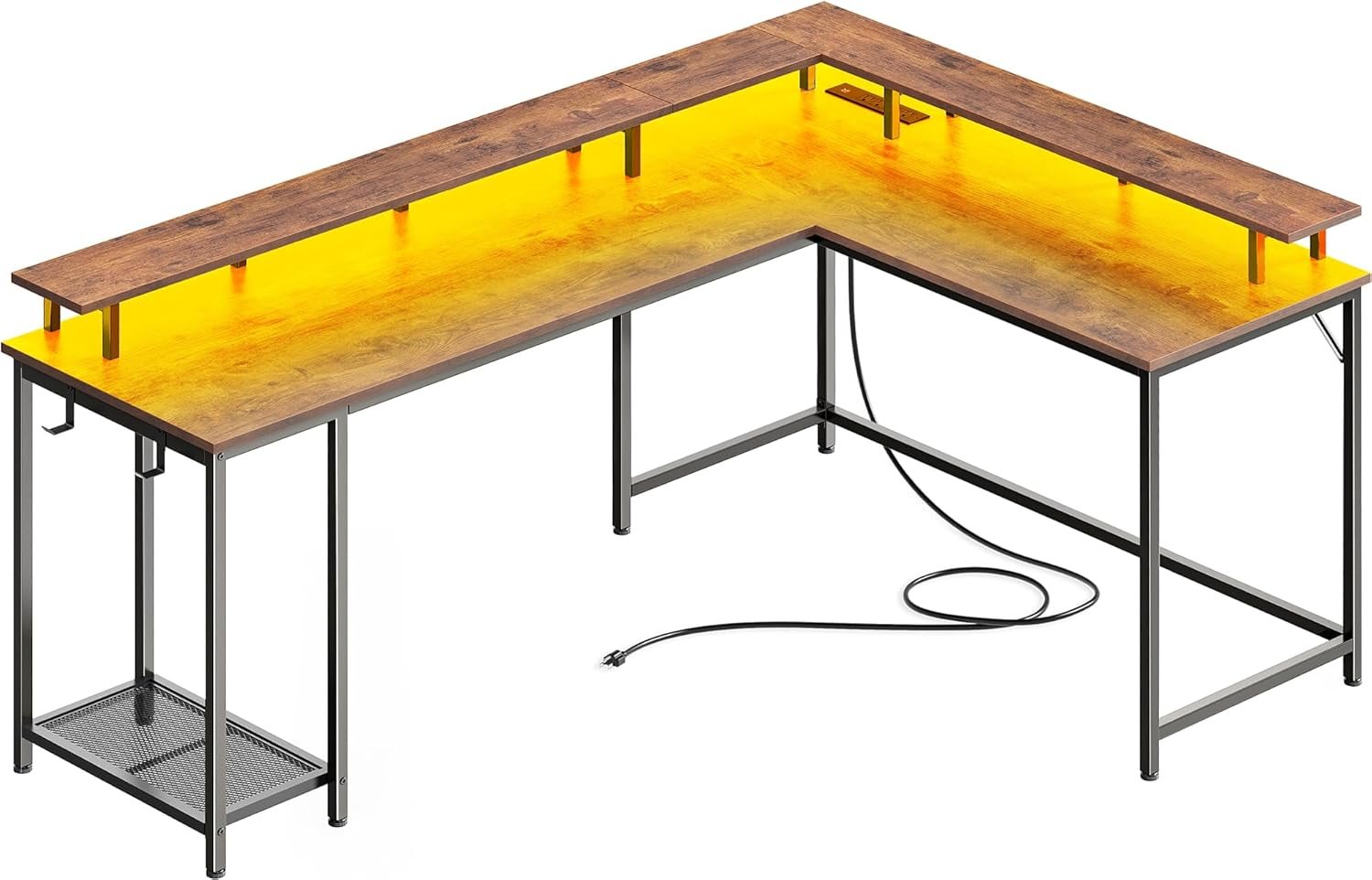 Enhance Your Gaming Setup: SUPERJARE L Shaped Desk Review