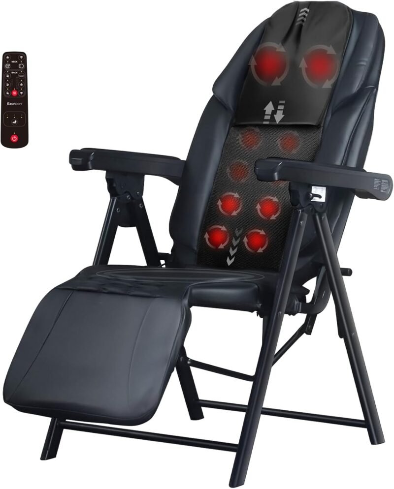 Experience Bliss: The FR-M25D Folding Massage Chair with Heat for All Heights!