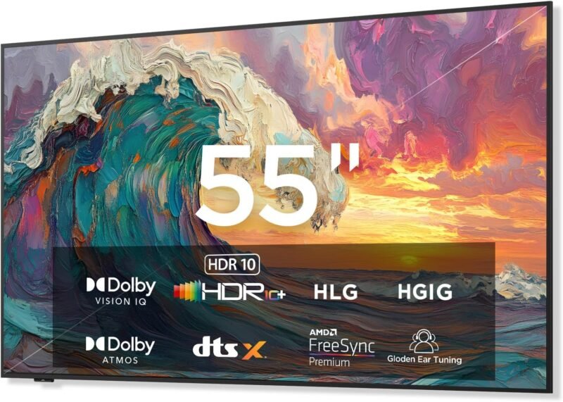 Experience Brilliance: 55" QLED 4K Smart TV Review & Insights
