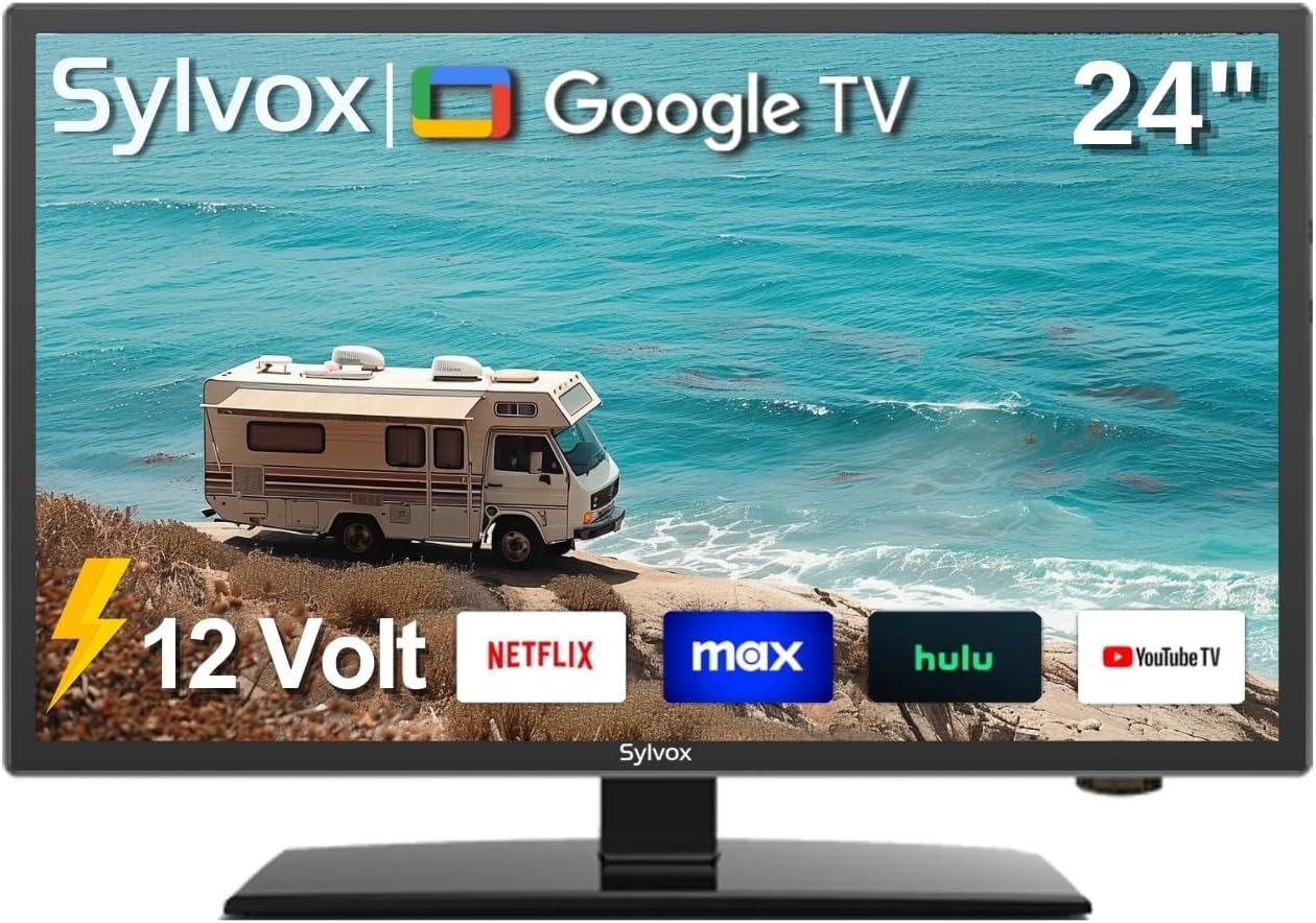 Experience Entertainment on the Go: SYLVOX 24'' Smart RV TV Review
