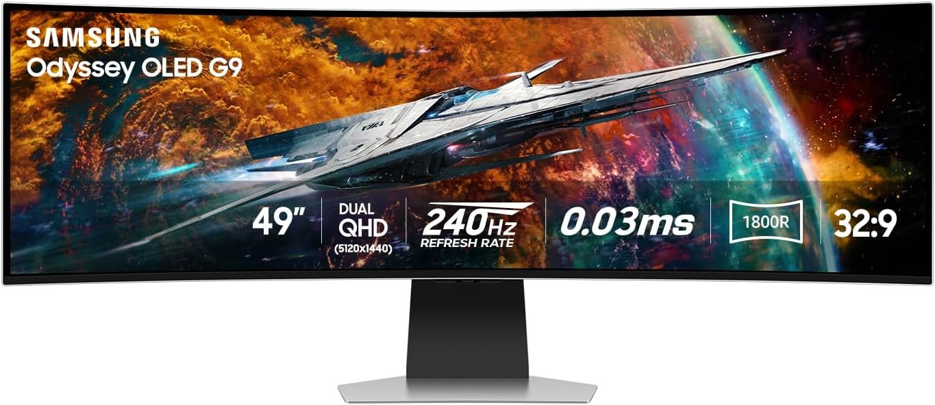 Experience Gaming Like Never Before: Review of the Samsung 49" Odyssey OLED G9 Monitor