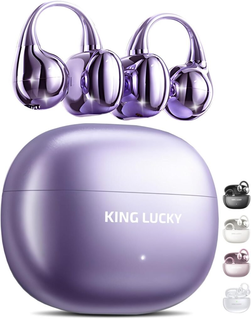 Experience Ultimate Comfort: King Lucky Clip-on Earbuds for Small Ears & Active Lifestyles