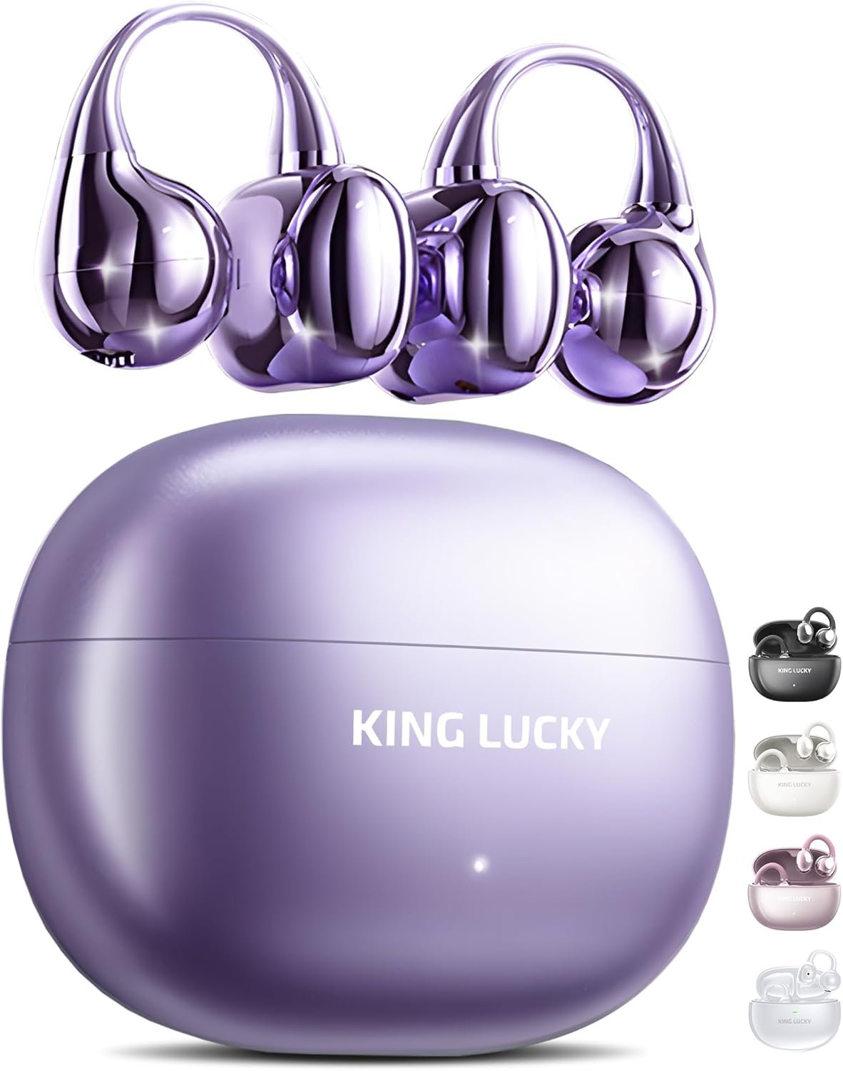 Experience Ultimate Comfort: King Lucky Clip-on Earbuds for Small Ears & Active Lifestyles